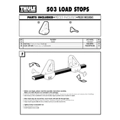 Thule Load Stops 503 manual cover