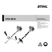 Stihl KM 90 manual cover