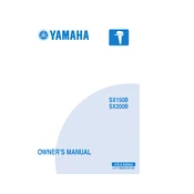 Yamaha 150JETOX manual cover