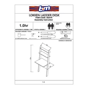 Lokken B&M Ladder Desk 352475 manual cover