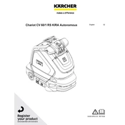 Karcher Chariot KIRA CV 60 1 RS Autonomous 24 OBC AKW manual cover