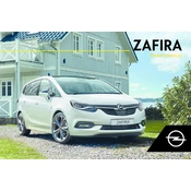 Opel Zafira Tourer 2018 manual cover