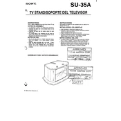 Sony SU-35A manual cover