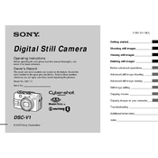 Sony DSC-V1 manual cover