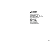 Mitsubishi Electric MRJ3 T, MRJ3D01 manual cover