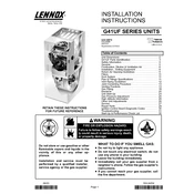 Lennox G41UF manual cover