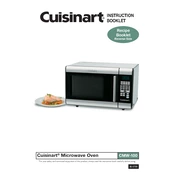 Cuisinart CMW-100 manual cover