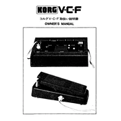 KORG V-C-F manual cover