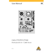 Behringer CT100 manual cover