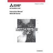 Mitsubishi Electric CNC MDS DM Series manual cover