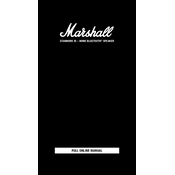 Marshall Stanmore III manual cover