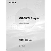 Sony DVP-C660 manual cover