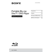 Sony BDP-SX1000 manual cover