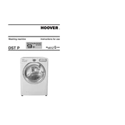 Hoover DST 10166PGB-80 manual cover