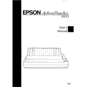 Epson Action Printer 4500 manual cover