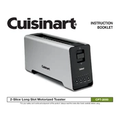 Cuisinart CPT-2000 manual cover