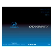 Honda Odyssey LX 2014 Technology manual cover