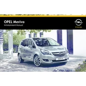 Opel Meriva 2014.5 manual cover