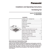 Panasonic FV-0510VSC1, FV-0810VSS1