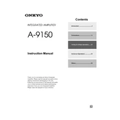 Onkyo A 9150 manual cover