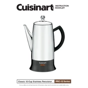 Cuisinart PRC-12 manual cover