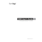 Synology VS80 manual cover