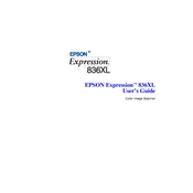 Epson Expression 836XL manual cover