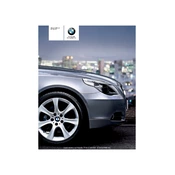 BMW 525i Sedan 5 Series 2005 manual cover