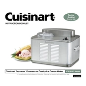 Cuisinart ICE-50BC manual cover