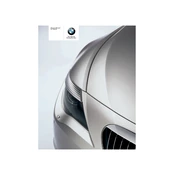 BMW 645Ci Convertible 6 Series 2004 manual cover