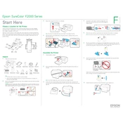 Epson SureColor F2000 manual cover