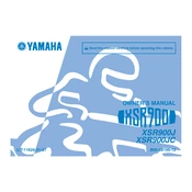 Yamaha XSR900J, XSR900JC XSR900 2019 manual cover