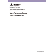 Mitsubishi Electric M800V, M80V Series manual cover