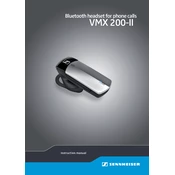 Sennheiser VMX 200-II manual cover