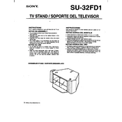 Sony SU-32FD1 manual cover