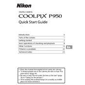 Nikon Coolpix P950 manual cover