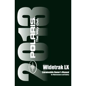 Polaris Widetrak LX 2013 manual cover