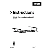 Thule Canyon Extension XT 8591XT manual cover