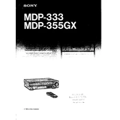 Sony MDP-333 manual cover