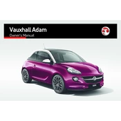 Vauxhall Adam 2016 manual cover