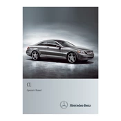 Mercedes-Benz CL 2012 manual cover