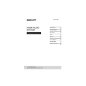 Sony LBT-GPX55 manual cover