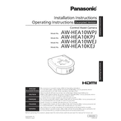 Panasonic AW-HEA10WPJ manual cover