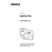 Ricoh Pentax Optio 33L manual cover