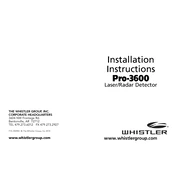 Whistler Pro3600 Laser Radar Detector
