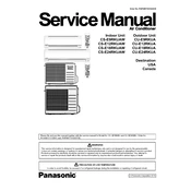 Panasonic CS-E9RKUAW, CS-E12RKUAW manual cover