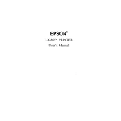 Epson LX-80 manual cover