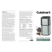 Cuisinart DCG-12BC manual cover