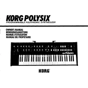 KORG PS-6 Polysix manual cover