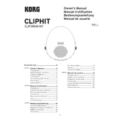 KORG CLIPHIT manual cover